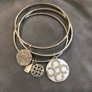 Coach bangle bracelet set